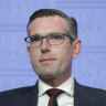NSW Treasurer Dominic Perrottet during a panel discussion at the National Press Club of Australia in Canberra on Wednesday 1 July 2020. 
