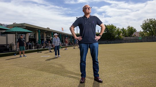 Member Peter Stathis of The Elsternwick Club opposes a sale of the club. 