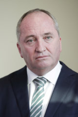 "Don't borrow any more": former deputy prime minister Barnaby Joyce.