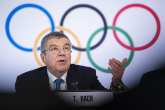 International Olympic Committee president Thomas Bach.