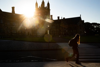 The University of Sydney has shed academic jobs but boosted enrolments.