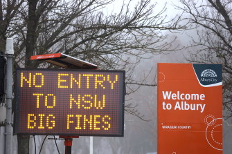 The NSW border could open next month.,