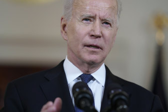 President Joe Biden wants 70 per cent of the US population to have had at least one coronavirus vaccine by July.