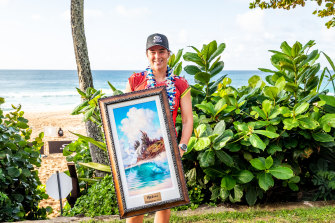 Tyler Wright won Maui Pro in 2020.