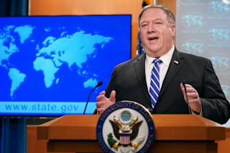 US Secretary of State Mike Pompeo previously criticised the Chinese Communist Party for threatening Australia with economic retribution for the simple act of asking for an independent inquiry into the origins of the virus. It’s not right."