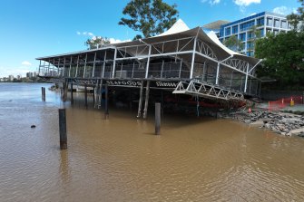 Milton’s derelict Drift restaurant suffered further damage during the recent flood.