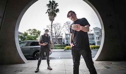 Andrew Mellody from Co-Ground and Jarrod Briffa from Kinfolk .