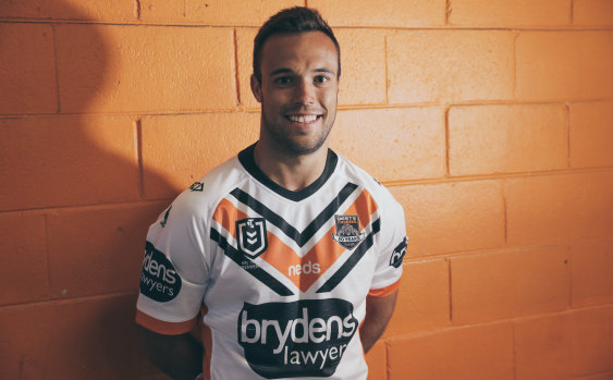 Breakout season: Wests Tigers playmaker Luke Brooks was the Dally M Halfback of the Year in 2018.