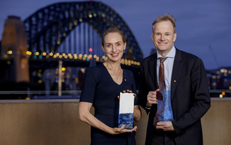 Professor Georgina Long and Professor Richard Scolyar, the Australians of the Year for NSW.
