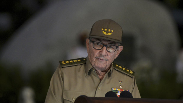 Cuba's First Secretary of the Communist Party Raul Castro in January.