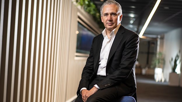 “There’s always boisterous conversations with the board, but I wouldn’t say they were adversarial,” says Telstra’s chief executive Andy Penn.