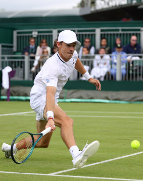 De Minaur’s return game was sharp.