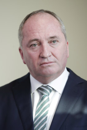 "Don't borrow any more": former deputy prime minister Barnaby Joyce.