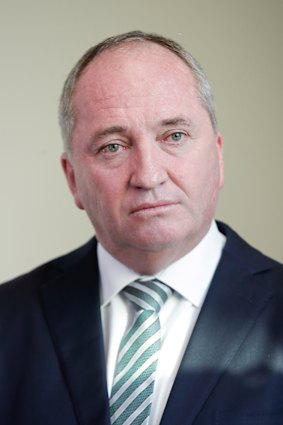 "Don't borrow any more": former deputy prime minister Barnaby Joyce.