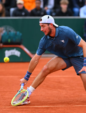 Jan-Lennard Struff was in a commanding position against de Minaur.