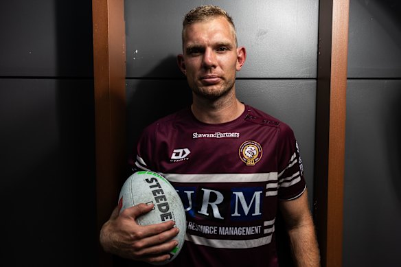 Newly appointed Manly captain Tom Trbojevic.