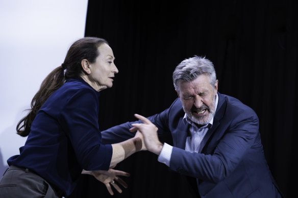 Lee and Houghton play a married couple whose relationship comes to a sudden end.