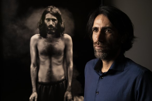 Kurdish Iranian journalist Behrouz Boochani, in Sydney for the first time since he was detained on Manus Island for six years.