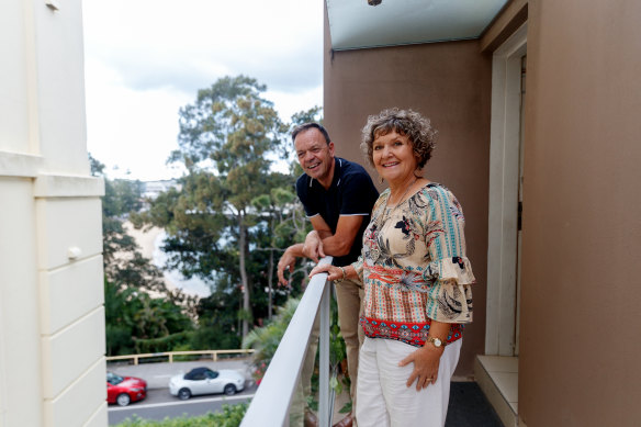 Downsizers Kyle and Donna Patterson hope to buy in Manly, but there is limited stock.