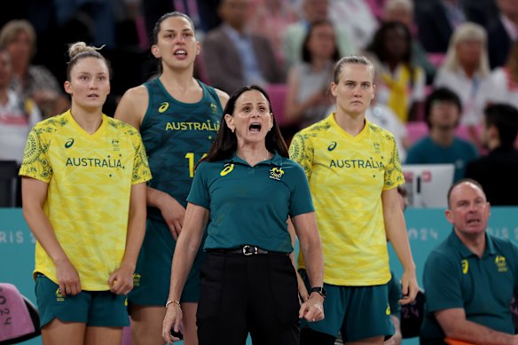 Brondello leading the Opals.