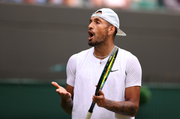 Nick Kyrgios has been a firebrand at Wimbledon.