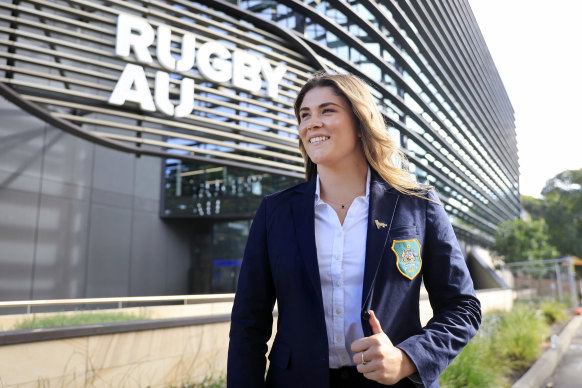 Wallaroos captain Piper Duck.