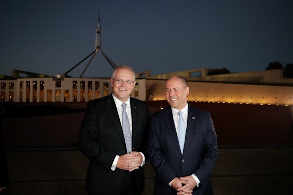 Gross government debt climbed to $542 billion under Scott Morrison and his treasurer Josh Frydenberg.