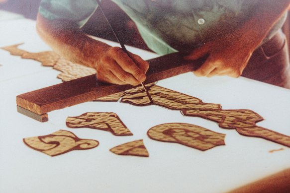 Working with glass is an extremely tedious and meticulous process, Marshall said.