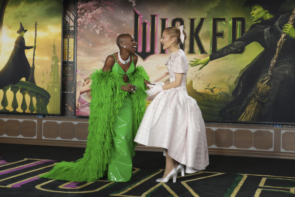 Wicked co-stars Cynthia Erivo (left) and Ariana Grande want you to know they’re besties.