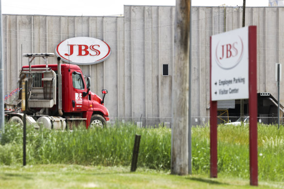 A JBS beef plant in Colorado in the United States. 