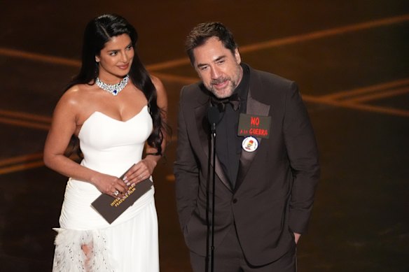 Priyanka Chopra Jonas and Javier Bardem.