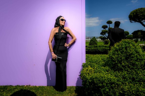 Designer and Real Housewives of Sydney cast member Terry Biviano at Derby Day.
