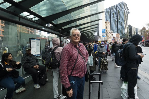 Andrew Craig was commuting from the  Blue Mountains. 