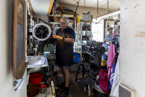 As one of the few remaining true cobblers left in Brisbane, John works with a 5-8 day workload behind him at all times. 