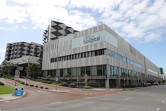The man was taken to Fiona Stanley Hospital for urgent surgery after repeat visits to Fremantle Hospital. 