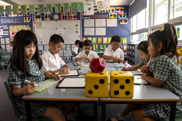 Carlingford West Public School has  increased enrolments by 1100 students since 2008. The NSW government will build 56 new classrooms at the school by early 2026.