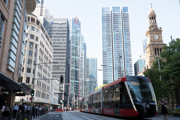 The new Sydney light rail will open to passengers on December 14.