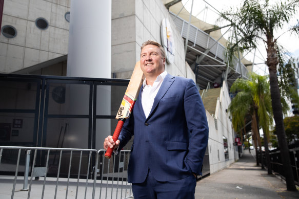 Olympic dreaming: Queensland Cricket chief executive Terry Svenson is going in to bat for the sport’s inclusion in 2032.