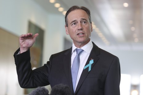 Federal Health Minister Greg Hunt said the vaccine rollout in aged care was going well, despite the provider contracted to deliver the vaccine in NSW and Queensland admitting it was behind schedule.