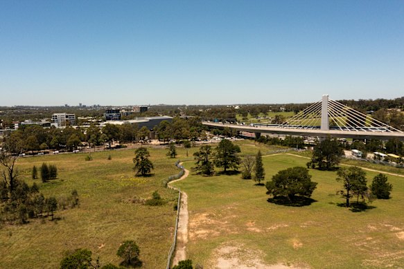 The site of the future Rouse Hill Hospital.