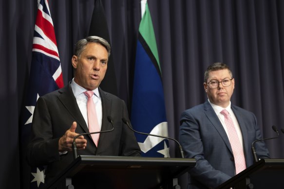 Defence Minister Richard Marles and Defence Industry Minister Patrick Conroy are promising more scrutiny for troubled defence projects.