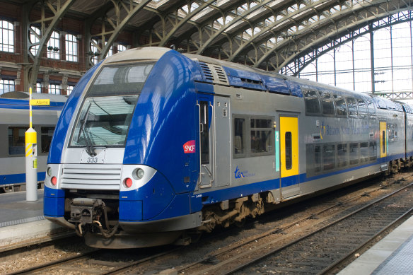 The SNCF TER Regional Express train connects Nice to Marseille.