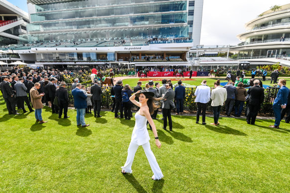 The fashion was back on display at Flemington.