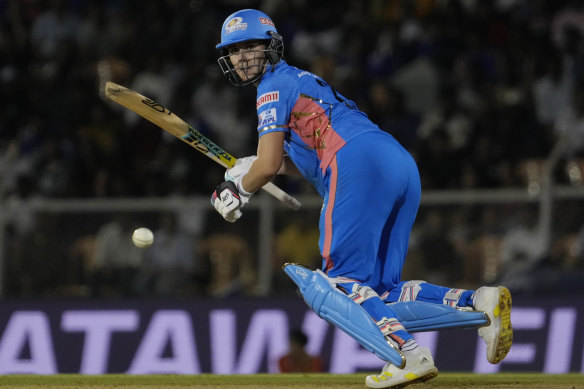 Nat Sciver-Brunt played the decisive innings in the Women’s Premier League final, winning the game for the Mumbai Indians and claiming the player of the match award.