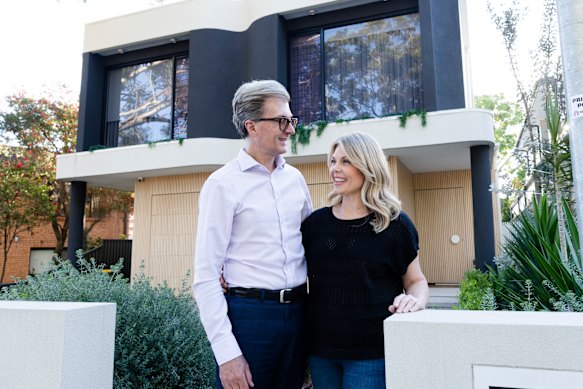 Steve and Melinda Giblett and their family settled on their Kirrawee home earlier this year.