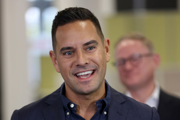 Independent Alex Greenwich, whose power is on the rise. 