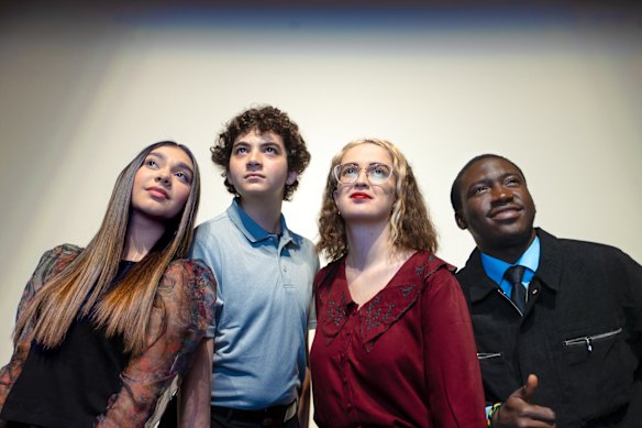 Documtary subjects Carmina Solares, Alkmini Gaitantzi, Yvan De La Paix and Mason Brainthwaite.