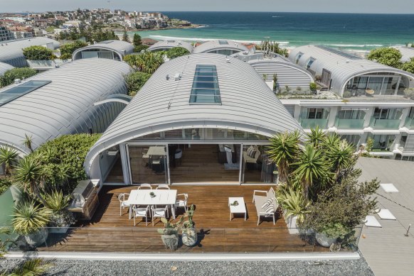 Adam Blumenthal’s penthouse at the rear of Bondi Pacific sold for $8.25 million.