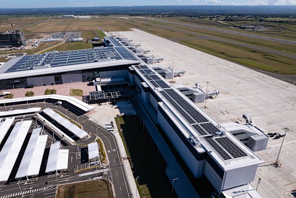 The terminal at Western Sydney International (Nancy-Bird Walton) is ready for its first passengers.