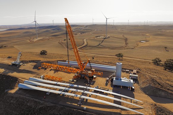 Stage 1 of Neoen’s Goyder South wind farm.